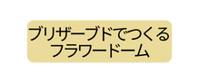 ブリザーブドでつくる フラワードーム